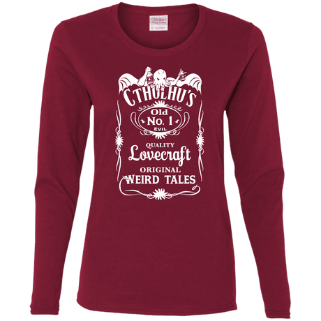 T-Shirts Cardinal / S Cthulhu's Women's Long Sleeve T-Shirt