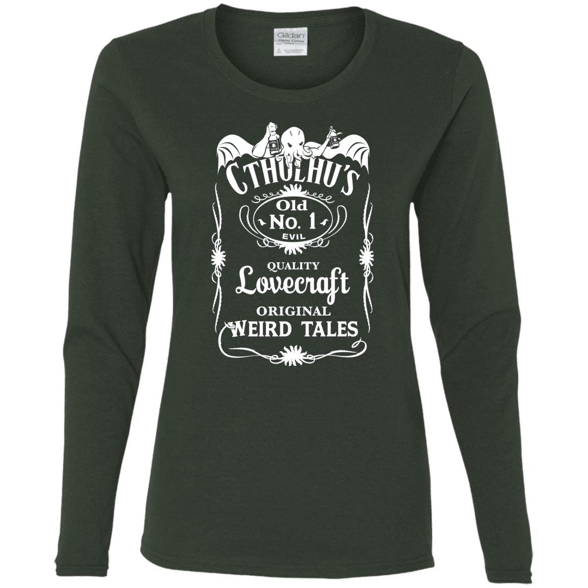 T-Shirts Forest / S Cthulhu's Women's Long Sleeve T-Shirt