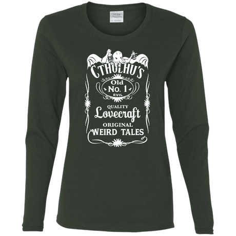T-Shirts Forest / S Cthulhu's Women's Long Sleeve T-Shirt