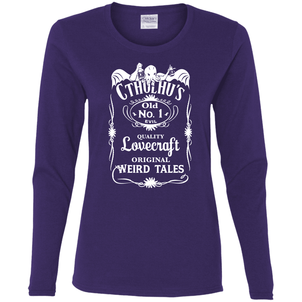 T-Shirts Purple / S Cthulhu's Women's Long Sleeve T-Shirt