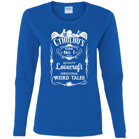 T-Shirts Royal / S Cthulhu's Women's Long Sleeve T-Shirt