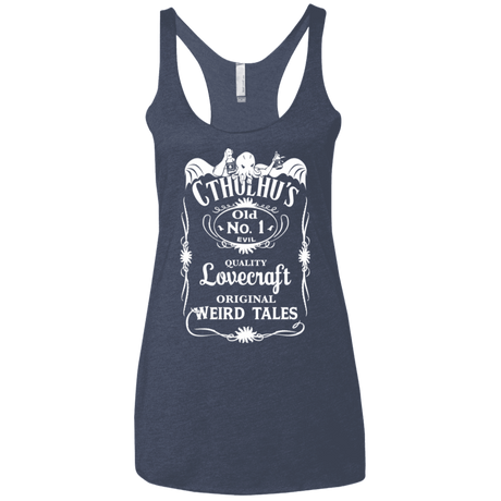 T-Shirts Vintage Navy / X-Small Cthulhu's Women's Triblend Racerback Tank