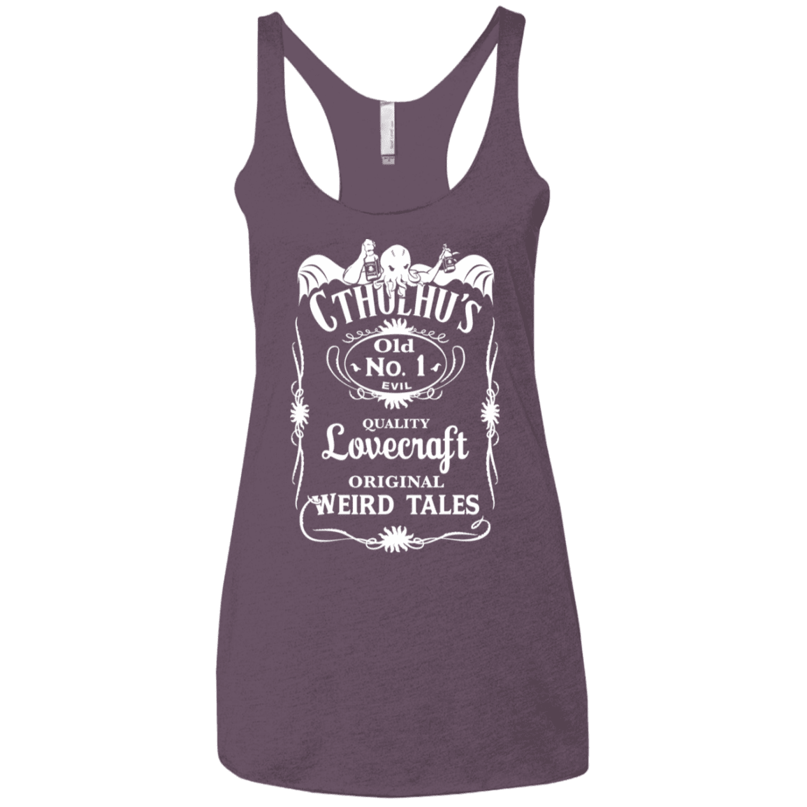 T-Shirts Vintage Purple / X-Small Cthulhu's Women's Triblend Racerback Tank
