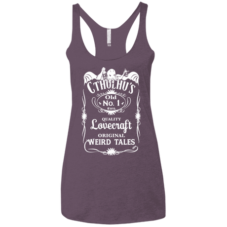 T-Shirts Vintage Purple / X-Small Cthulhu's Women's Triblend Racerback Tank