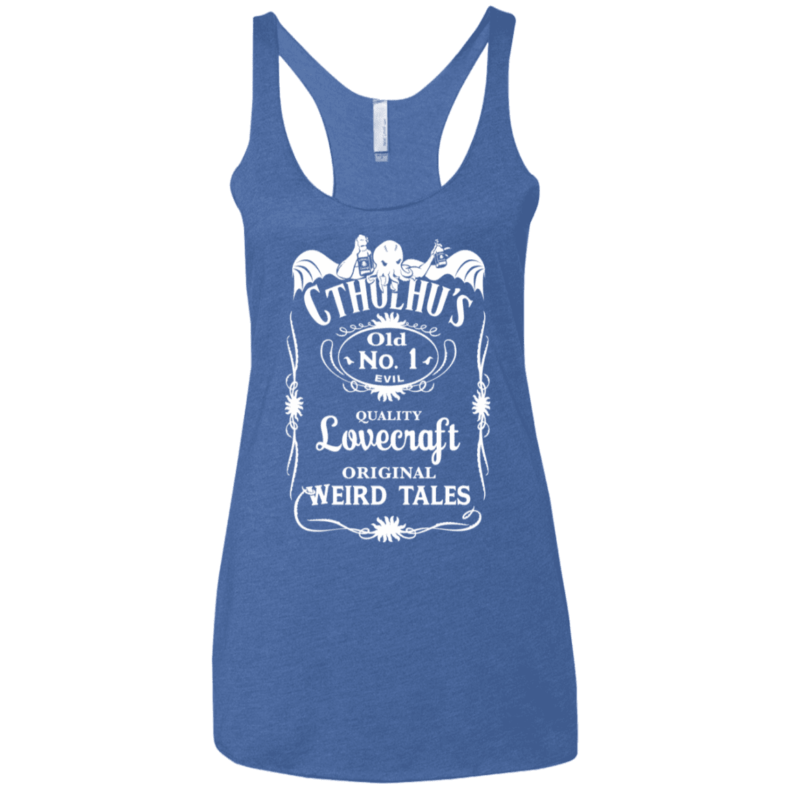 T-Shirts Vintage Royal / X-Small Cthulhu's Women's Triblend Racerback Tank