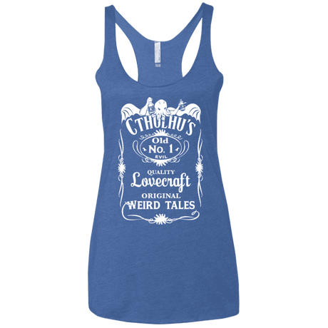 T-Shirts Vintage Royal / X-Small Cthulhu's Women's Triblend Racerback Tank