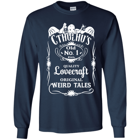 T-Shirts Navy / YS Cthulhu's Youth Long Sleeve T-Shirt