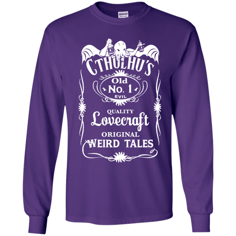 T-Shirts Purple / YS Cthulhu's Youth Long Sleeve T-Shirt
