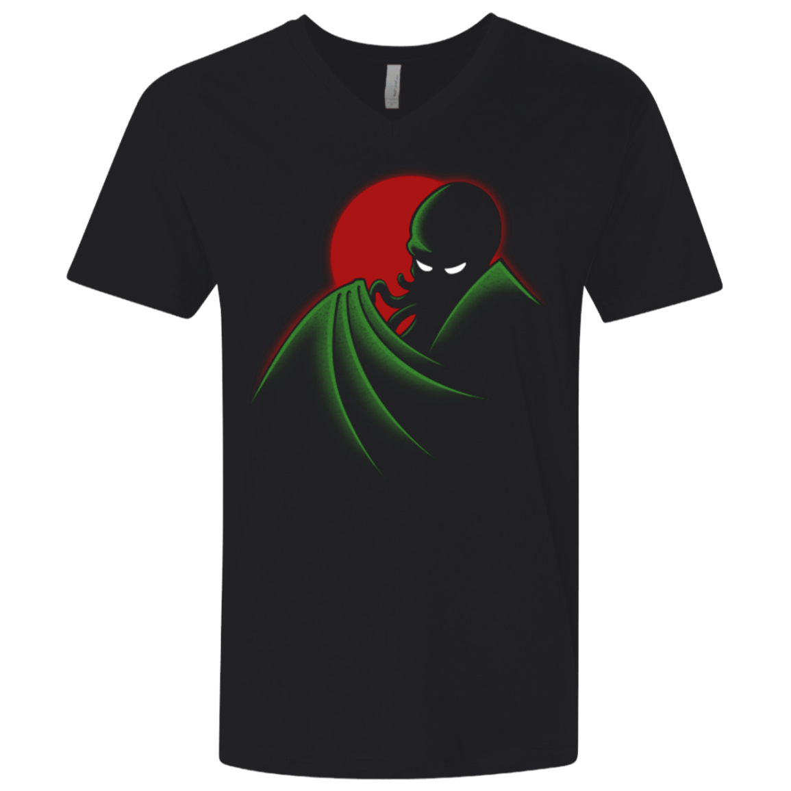 T-Shirts Black / X-Small CTHULHU THE ANIMATED SERIES Men's Premium V-Neck