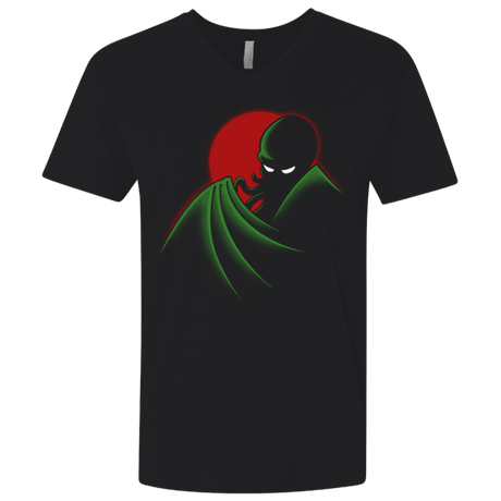 T-Shirts Black / X-Small CTHULHU THE ANIMATED SERIES Men's Premium V-Neck
