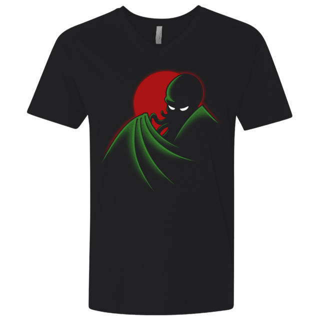 T-Shirts Black / X-Small CTHULHU THE ANIMATED SERIES Men's Premium V-Neck