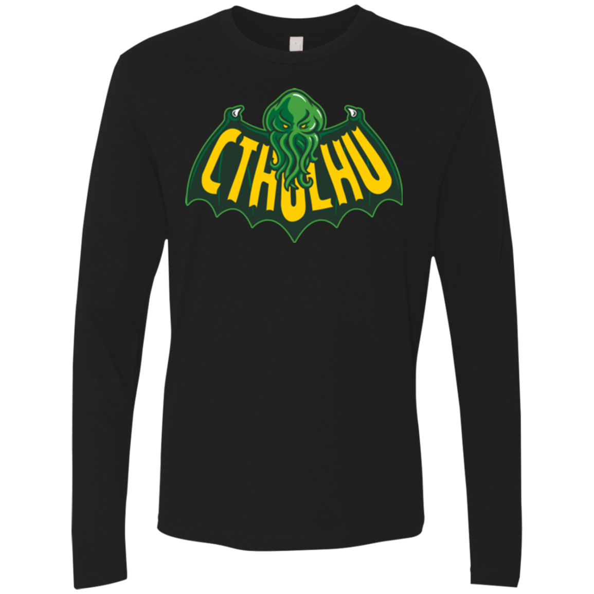 T-Shirts Black / Small CTHULHUMAN Men's Premium Long Sleeve