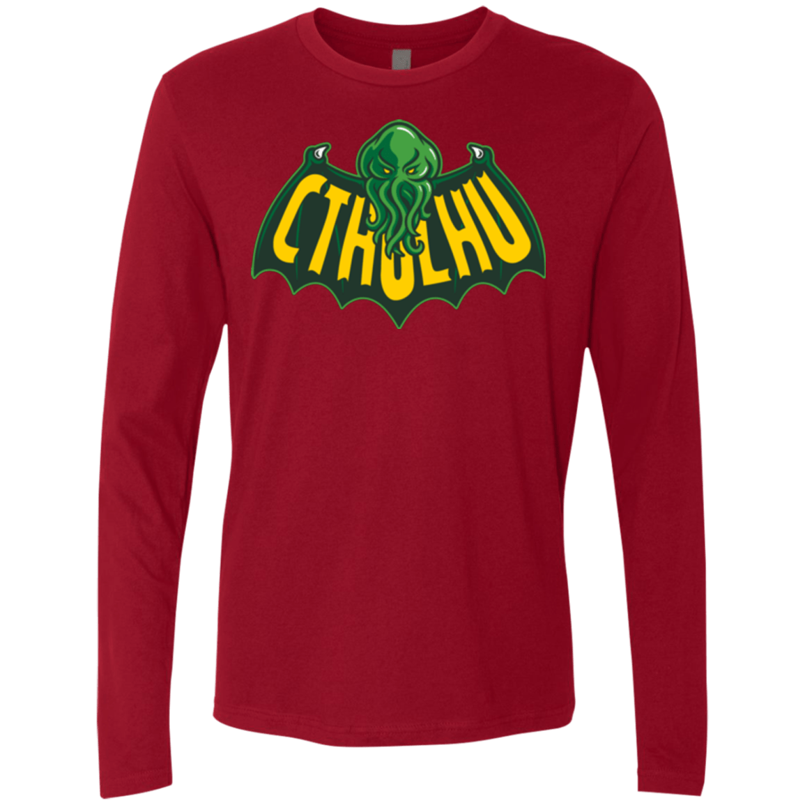 T-Shirts Cardinal / Small CTHULHUMAN Men's Premium Long Sleeve
