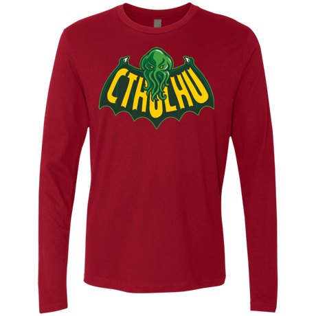 T-Shirts Cardinal / Small CTHULHUMAN Men's Premium Long Sleeve