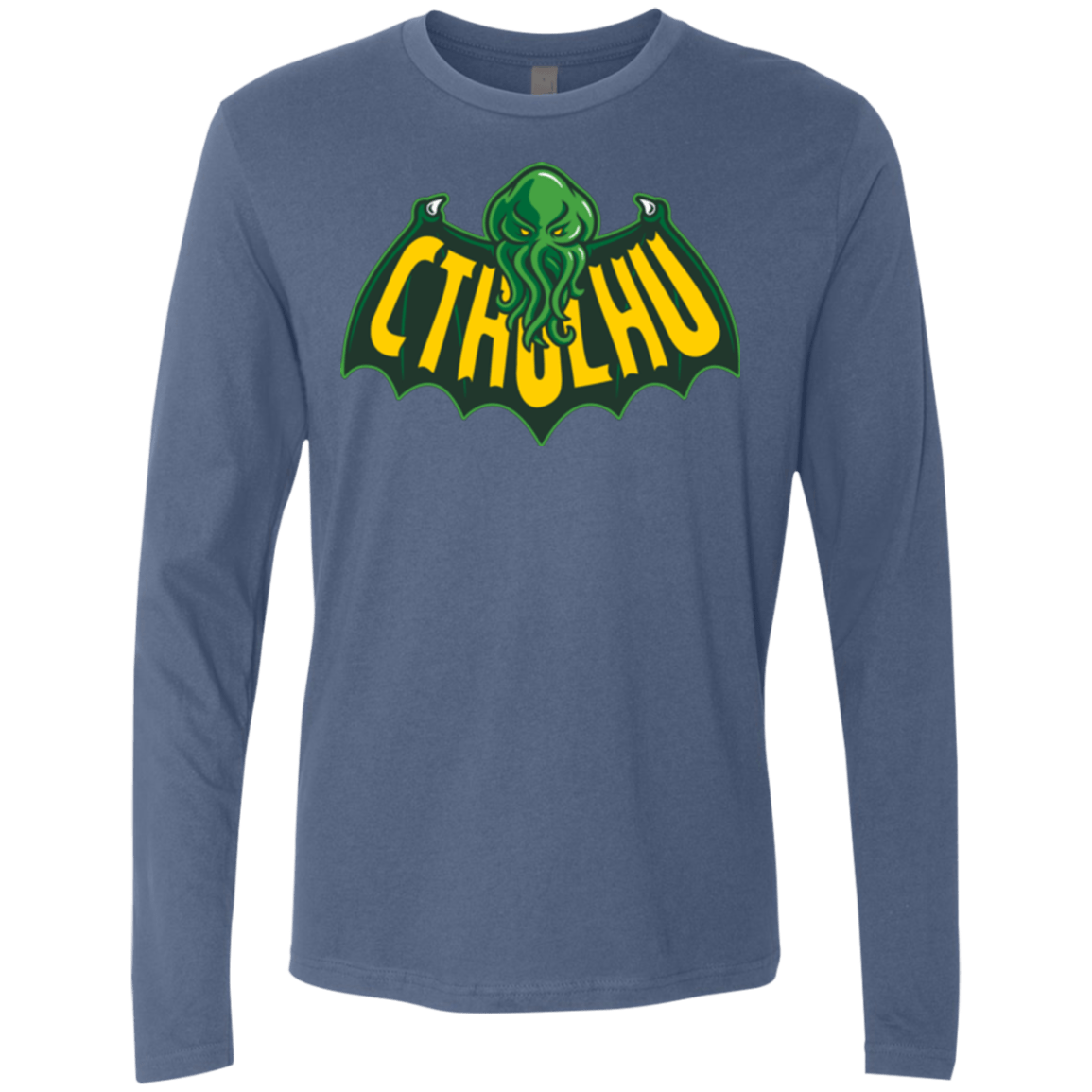 T-Shirts Indigo / Small CTHULHUMAN Men's Premium Long Sleeve