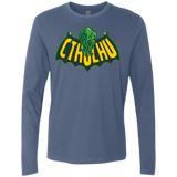 T-Shirts Indigo / Small CTHULHUMAN Men's Premium Long Sleeve