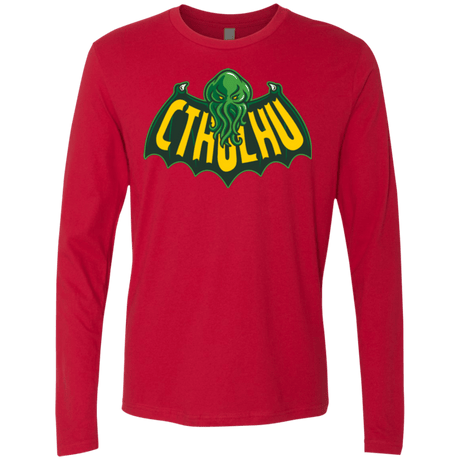 T-Shirts Red / Small CTHULHUMAN Men's Premium Long Sleeve