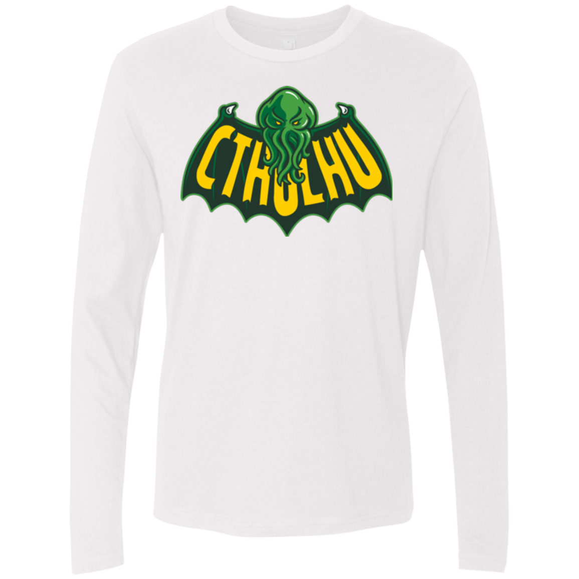 T-Shirts White / Small CTHULHUMAN Men's Premium Long Sleeve