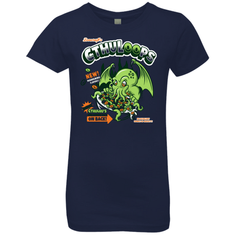 T-Shirts Midnight Navy / YXS Cthuloops Girls Premium T-Shirt
