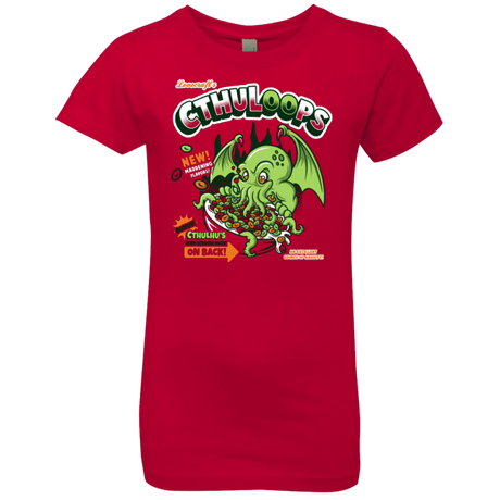 T-Shirts Red / YXS Cthuloops Girls Premium T-Shirt