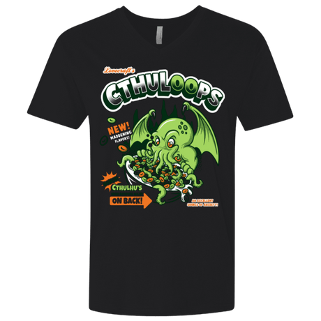 T-Shirts Black / X-Small Cthuloops Men's Premium V-Neck