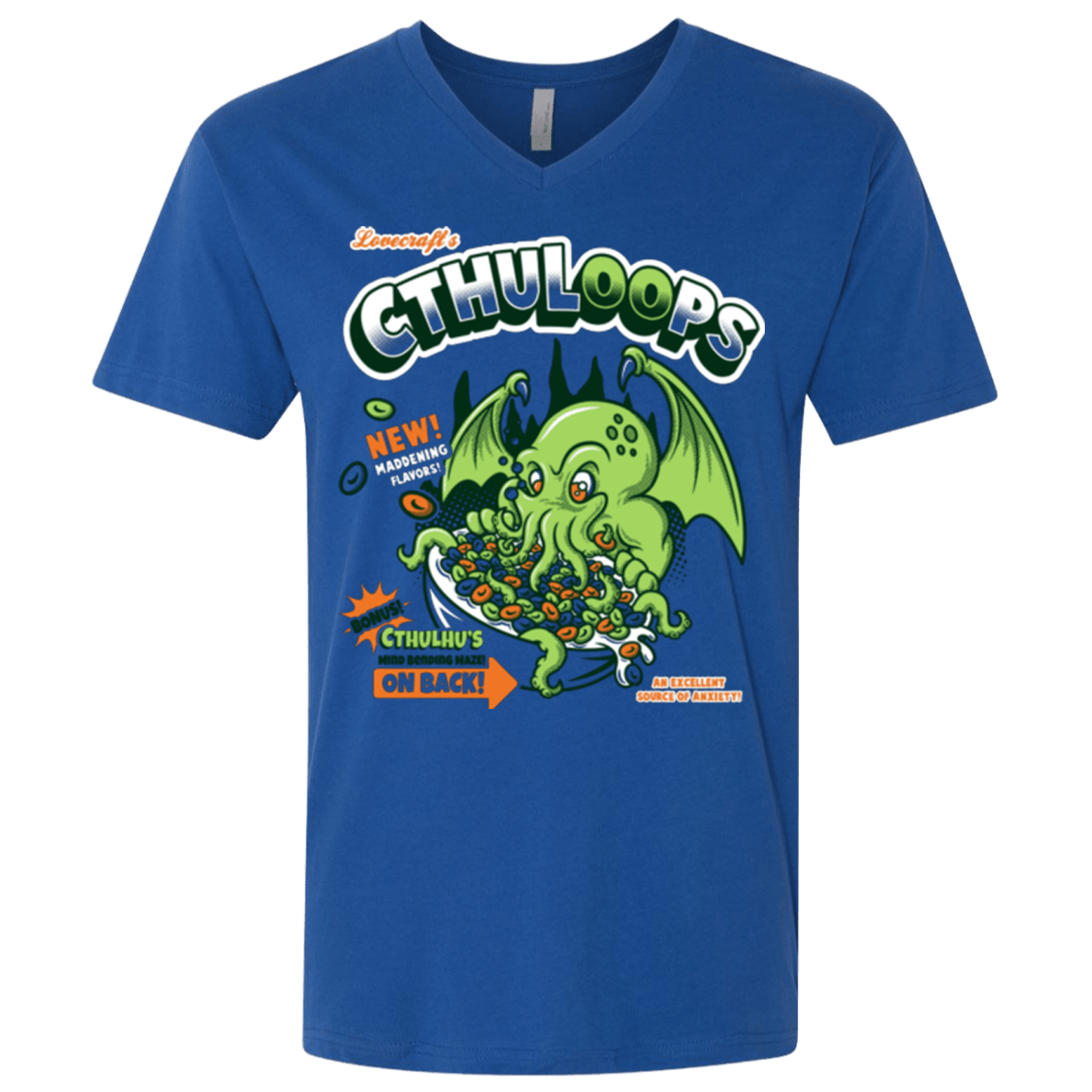 T-Shirts Royal / X-Small Cthuloops Men's Premium V-Neck