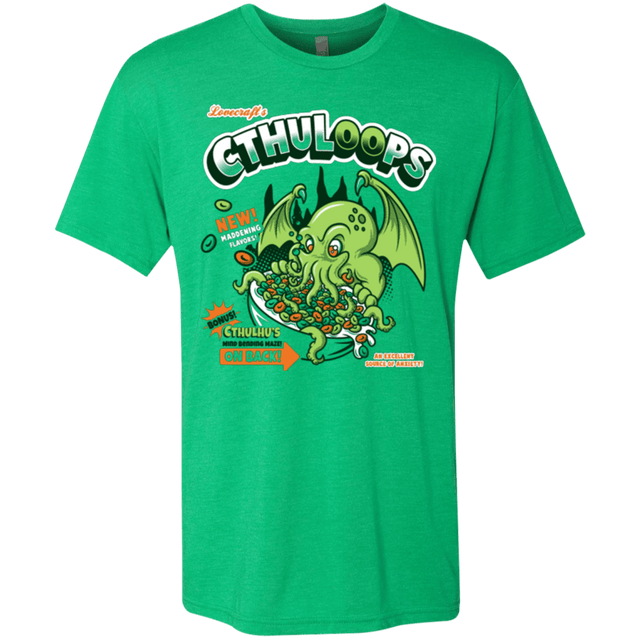 T-Shirts Envy / Small Cthuloops Men's Triblend T-Shirt