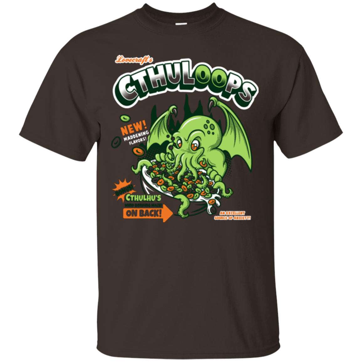 T-Shirts Dark Chocolate / Small Cthuloops T-Shirt