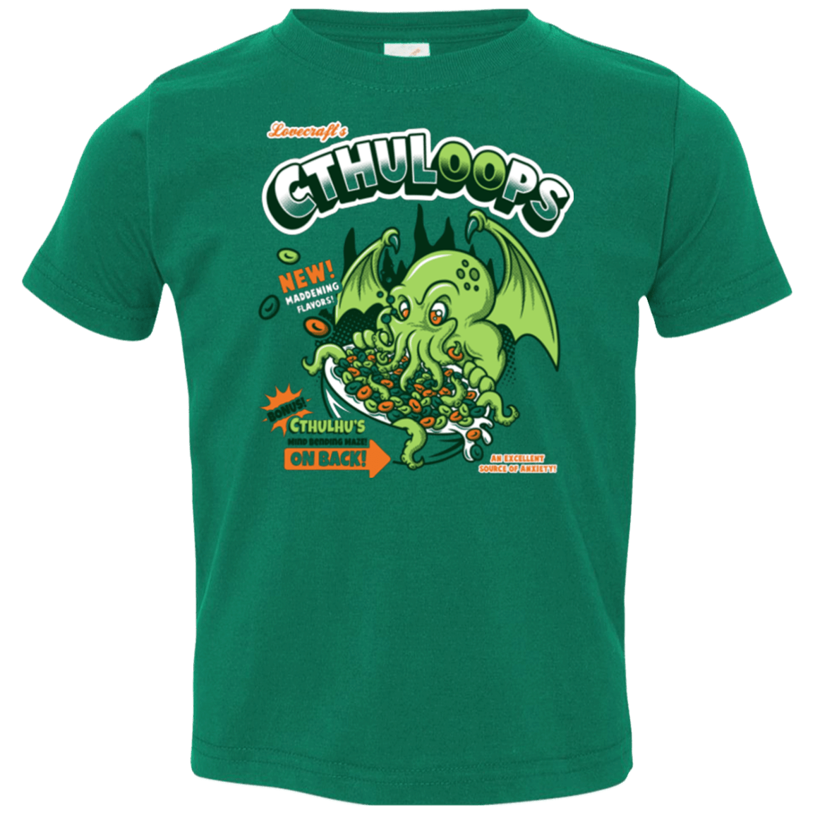 T-Shirts Kelly / 2T Cthuloops Toddler Premium T-Shirt
