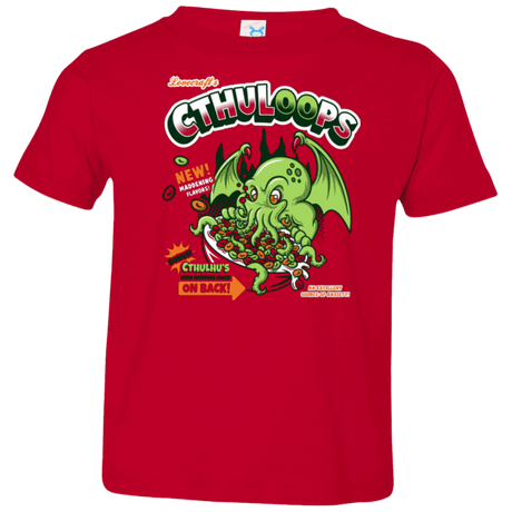 T-Shirts Red / 2T Cthuloops Toddler Premium T-Shirt