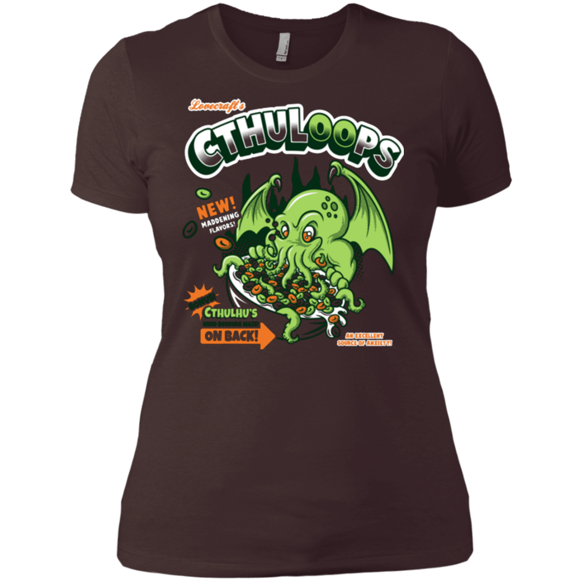 T-Shirts Dark Chocolate / X-Small Cthuloops Women's Premium T-Shirt