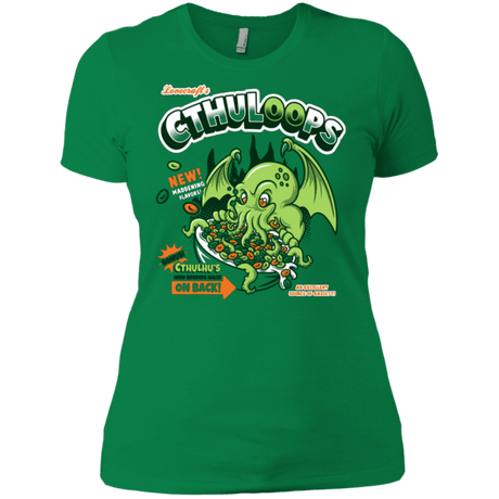 T-Shirts Kelly Green / X-Small Cthuloops Women's Premium T-Shirt