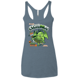 T-Shirts Indigo / X-Small Cthuloops Women's Triblend Racerback Tank