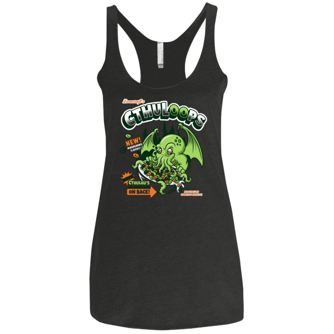 T-Shirts Vintage Black / X-Small Cthuloops Women's Triblend Racerback Tank