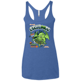 T-Shirts Vintage Royal / X-Small Cthuloops Women's Triblend Racerback Tank