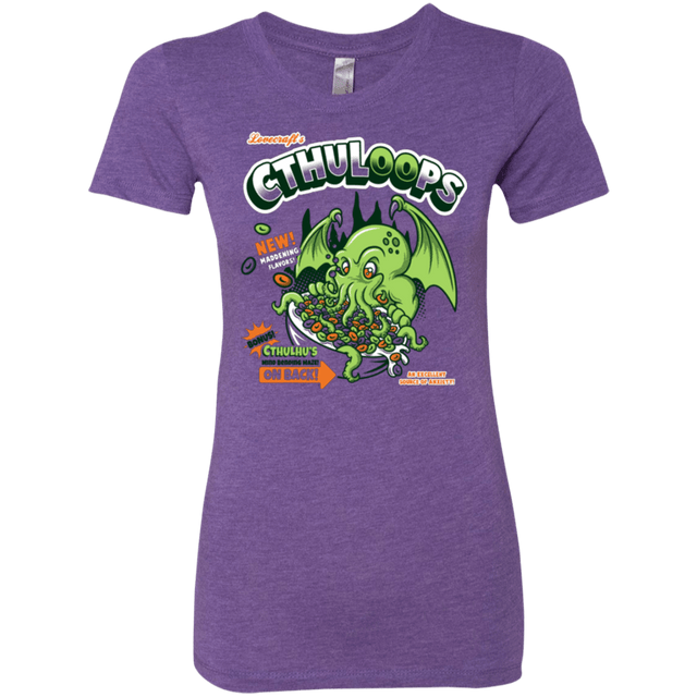 T-Shirts Purple Rush / Small Cthuloops Women's Triblend T-Shirt