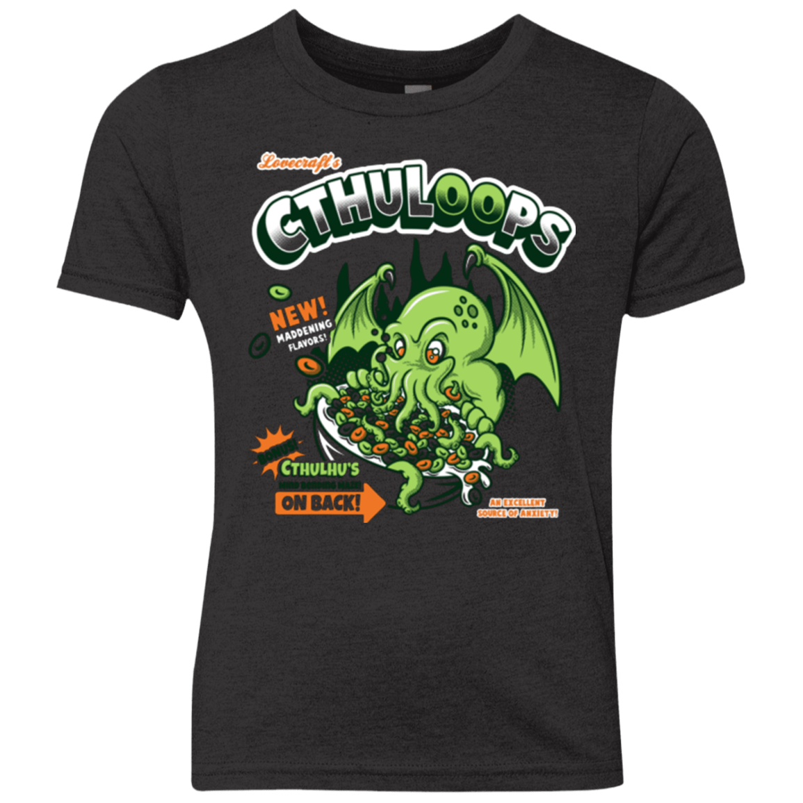 T-Shirts Vintage Black / YXS Cthuloops Youth Triblend T-Shirt