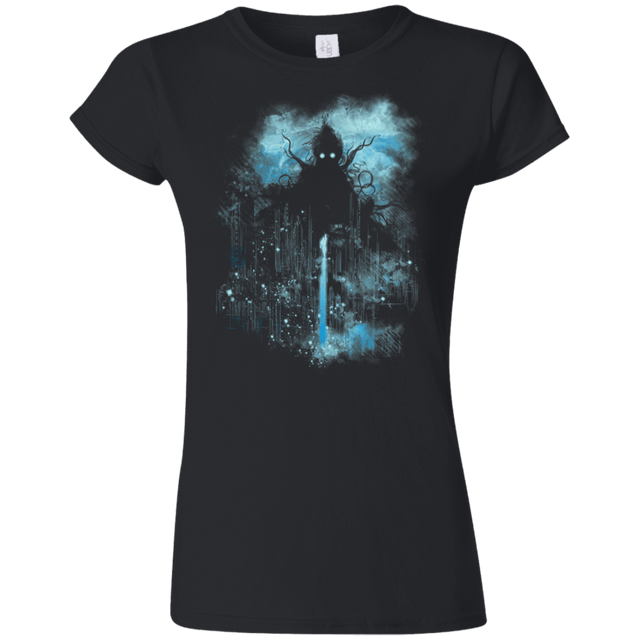 T-Shirts Black / S Cthulu Class Vs Little Hero Junior Slimmer-Fit T-Shirt