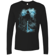 T-Shirts Black / S Cthulu Class Vs Little Hero Men's Premium Long Sleeve
