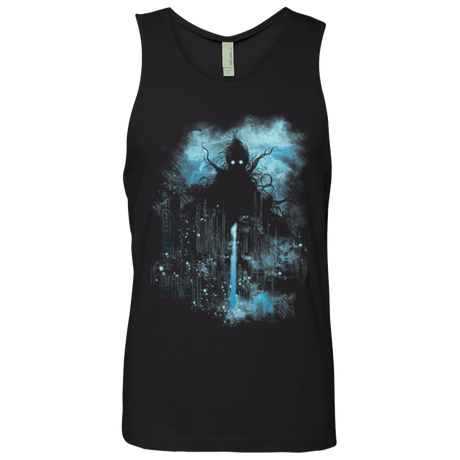 T-Shirts Black / S Cthulu Class Vs Little Hero Men's Premium Tank Top