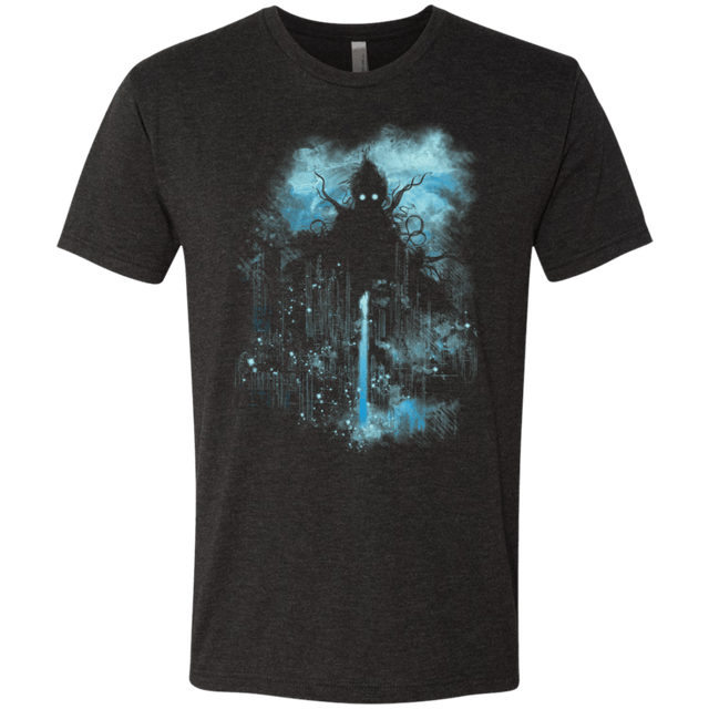 T-Shirts Vintage Black / S Cthulu Class Vs Little Hero Men's Triblend T-Shirt