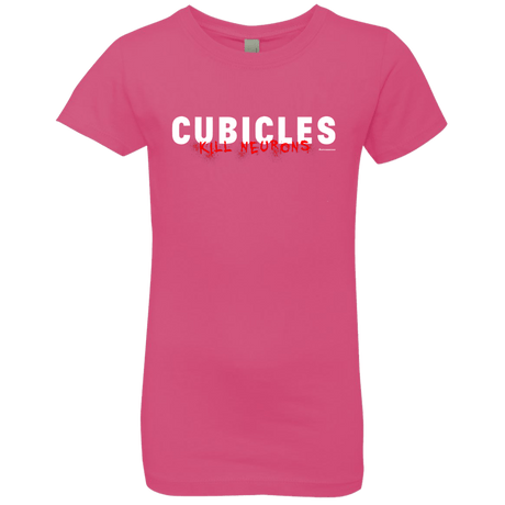 T-Shirts Hot Pink / YXS Cubicles Kill Neurons Girls Premium T-Shirt