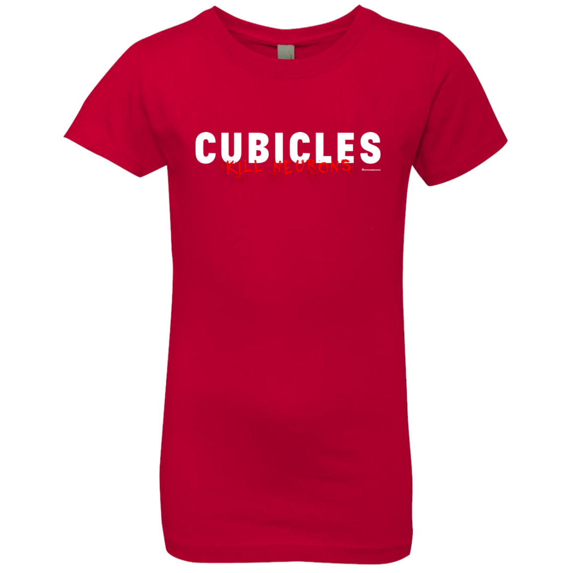 T-Shirts Red / YXS Cubicles Kill Neurons Girls Premium T-Shirt