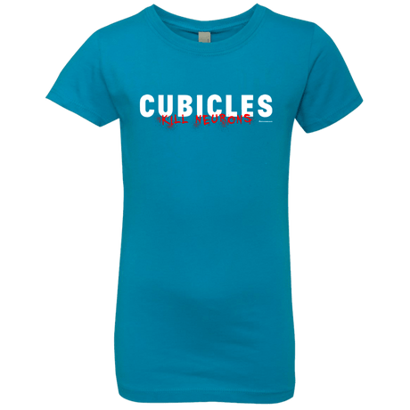 T-Shirts Turquoise / YXS Cubicles Kill Neurons Girls Premium T-Shirt