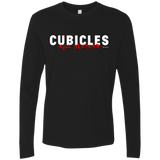 T-Shirts Black / Small Cubicles Kill Neurons Men's Premium Long Sleeve