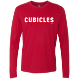 T-Shirts Red / Small Cubicles Kill Neurons Men's Premium Long Sleeve