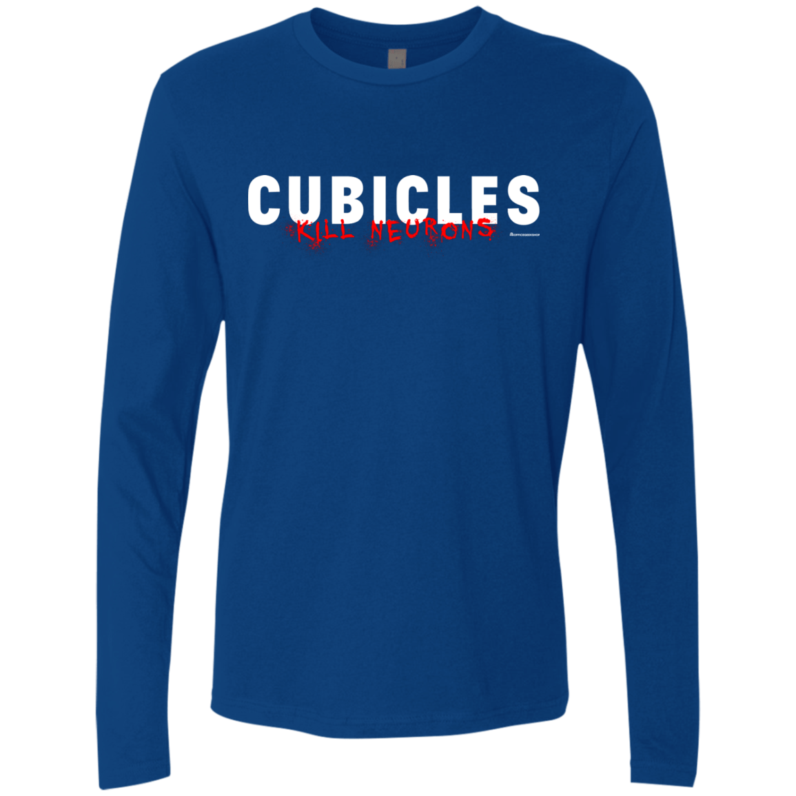 T-Shirts Royal / Small Cubicles Kill Neurons Men's Premium Long Sleeve