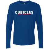 T-Shirts Royal / Small Cubicles Kill Neurons Men's Premium Long Sleeve