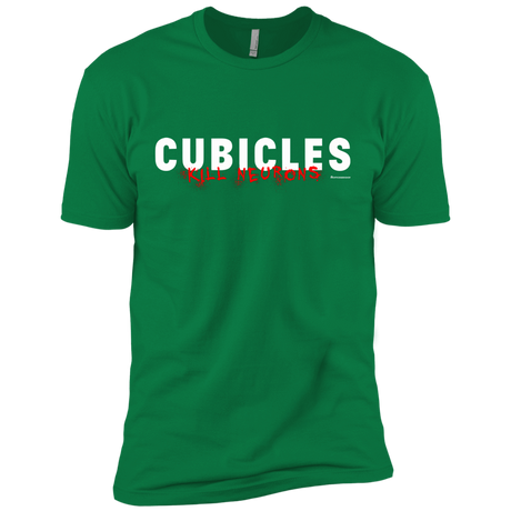 T-Shirts Kelly Green / X-Small Cubicles Kill Neurons Men's Premium T-Shirt
