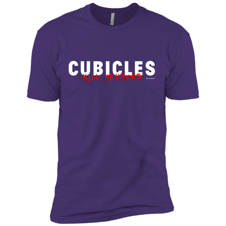 T-Shirts Purple Rush/ / X-Small Cubicles Kill Neurons Men's Premium T-Shirt